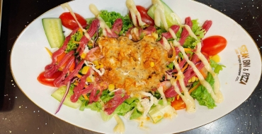 Salad Tuna sốt mè rang 